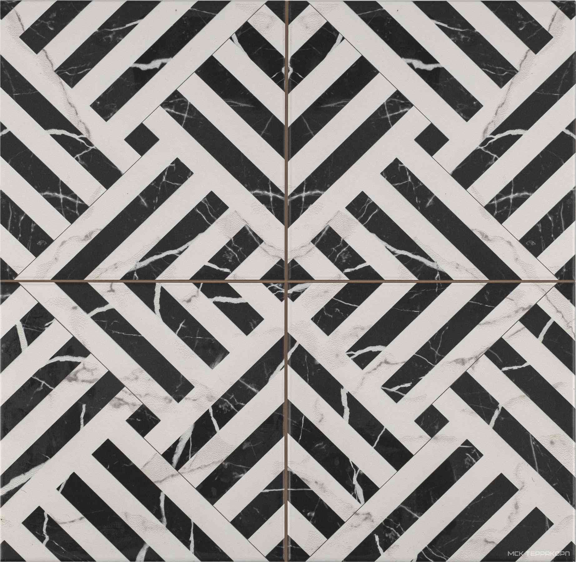 Apollon Charcoal Black Pre-Cut 45x45