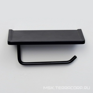 Держатель для туалетной бумаги, цв.черный ZZ Wasserkraft Abens K-1525