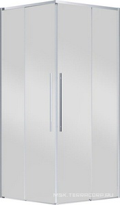 Душевой уголок 900х900хh1950мм, квадрат, (стекло прозрачное 6мм Easy Clean, фурн.цв.хром),  ZZ Vincea Slim-N VSS-4SN900CL
