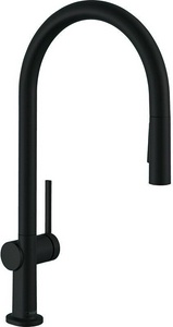 Смеситель для кухни,210, с вытяжным душем, sBox, (цв.матовый черный),  ZZ Hansgrohe Talis M54 72801670