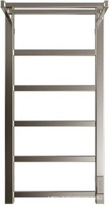 Полотенцесушитель электрический с полкой 80х40 см, скрытый монтаж, К диммер квадрат, цв. хром,, KL Двин Fj Plaza Neo 4657771770067