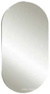 Зеркало  550х1050, сенсорный выключатель с функцией диммера, ориентация универсальная, ZZ Azario Viva LED-00002549