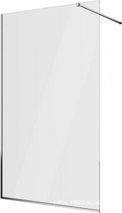 Душевая перегородка Berges  140xh200, профиль хром матовый, стекло 8 мм прозрачное ZZ Berges Sky 064007