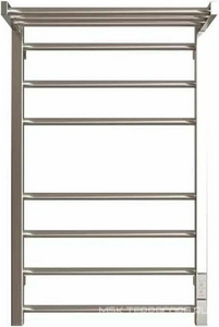 Полотенцесушитель электрический с полкой 80х50 см, скрытый монтаж, цв.хром, KL Двин Fs Plaza Neo 4657795054501