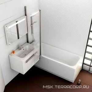 Ванна акриловая прямоугольная CHROME 170х75 KL Ravak Chrome C741000000