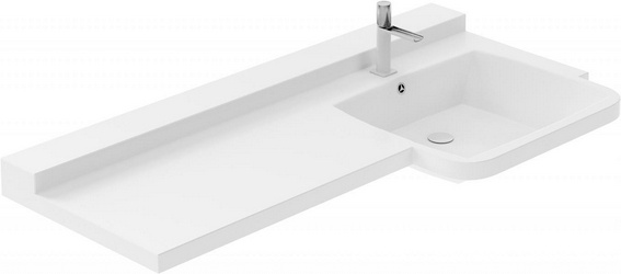 Раковина Цвет и Стиль Спарта new 135 R| 135x16x67