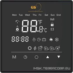Терморегулятор прогр. с wi-fi  GS Element черный