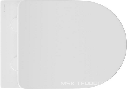 Унитаз подвесной 520х365мм, безободковый, смыв Tornado, сиденье с микролифтом, крепёж в компл., (цв.белый матовый),  ZZ Aqueduto Cone Plus CONT0220  /  новый арт. CONT2120