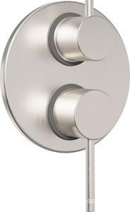 Смеситель для душа, встраиваемый в стену, с переключателем, (цв.брашированный никель PVD),  ZZ Paini Cox 78PW6911
