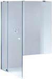 Распашная дверь, с неподв. сегм.,короткой бок. стенкой на ванне справа НЕСТАНДАРТ!!! 915х1042хh2000мм (стек/прозр. Anti-Plaque 8мм, Soft open/close, п Huppe Huppe Studio Paris PT0229 C 322 704