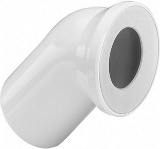 Отвод для унитаза 45гр. (бел.пласт.) (3812) ZZ Viega Viega 12068