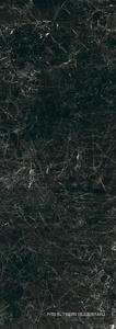 Керамогранит для пола и стены Laminam Rus I Naturali Marmi Nero Greco Bocciardato 5.6 mm  100x300 LAMF007046
