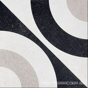 Декор Fioranese Cementine Black & White B&W 5 20x20 CBW20C5