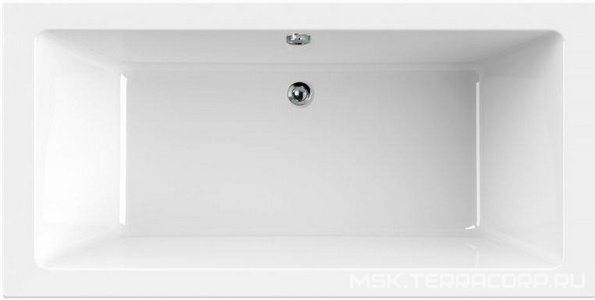 Ванна 170х70хh45см, прямоугольная, БЕЗ мет. каркаса и слива-перелива, (акрил),  ZZ Cezares Plane PLANE-170-70-45-W37