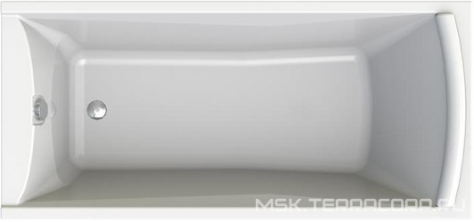 Ванна акрил. "ВЕГА" 1680х780 мм, левая, подголовник и каркас в компл. ZZ