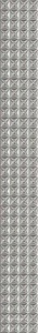 Декор Azori Бордюр Pandora Grey Geometry |7.5x63