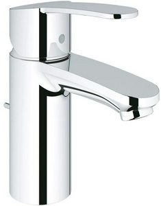 Смеситель однорычажный для раковины, с донным клапаном, хром Grohe Eurostyle Cosmopolitan 33552002