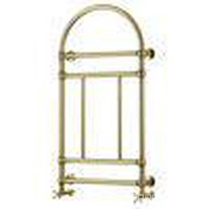 Полотенцесушитель 574хh1030х132мм, подвод воды int.510мм, (ГВС, 8 bar, 290Вт), (БЕЗ вентитей, набора трубок, адапт Carlo Poletti), (цв.зол),  ZZ Brandoni Arco Arco Gold