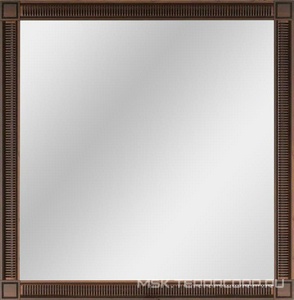 Зеркало  100, 990*990*22 мм, цвет орех, крепеж в комплекте ZZ Opadiris Фреско 00-00003814