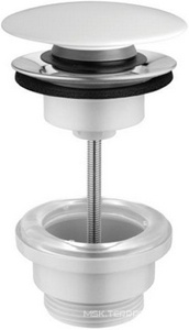 Донный универсальный клапан с системой закрывания "клик-клак, цвет белый, Hatria ZZ Hatria Универсал YXMQ