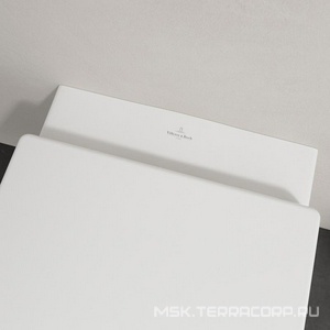 Унитаз подвесной 370х530мм, с откр.кромкой смыва, сиденье с функц.Quick Release и Soft Closing в компл., круглая модель, (цв. 01 белый),  Villeroy & Boch Architectura 5684HR01   (Хог)