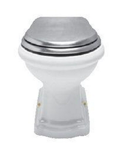 Унитаз напольный пристенный 38х60хh43см, выпуск в стену, БЕЗ сиденья (устан. со скрытым в стене бачком смыва, крепл.к полу цв.бронза в компл),  X Lineatre Lady 21306P BR