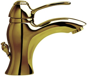 Смеситель для раковины, с д/к, (цв. золото),  KL 3M Miss 1610 DD