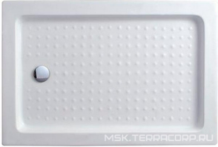 Поддон душевой 1100х1000h150мм, прямоугольный, отв. слива 90мм, (сифон крышка цв.хром, мет каркас, ножки в компл.), акрил цв.белый, Cezares ZZ Cezares Универсал TRAY-A-AH-110/100-15-W