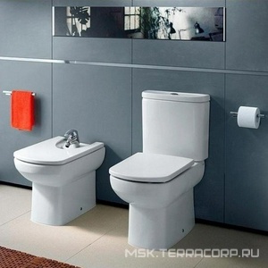 Биде  бел., БЕЗ крышки, крепеж в комплекте ZZ Roca Dama Senso 357514000