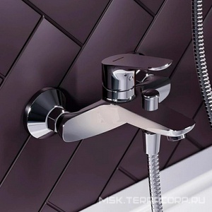 Смеситель для ванны с душем Damixa Origin Bit 771000000, с установочным комплектом, БЕЗ аксессуаров Damixa redblu origin bit 771000000