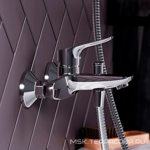 Смеситель для ванны с душем Damixa Origin Bit 771000000, с установочным комплектом, БЕЗ аксессуаров Damixa redblu origin bit 771000000