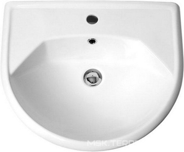 Раковина  55 см., с 1 отв., крепеж в компл. ХХ Della Glance DE811055100