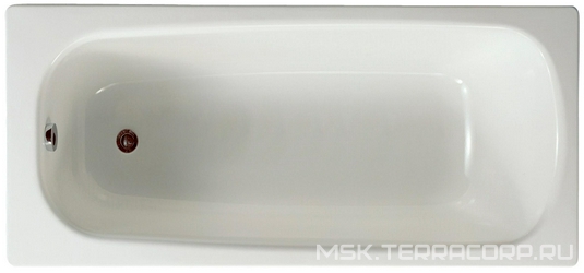 Ванна Контеса 100*70 стальная, БЕЗ ножек XX