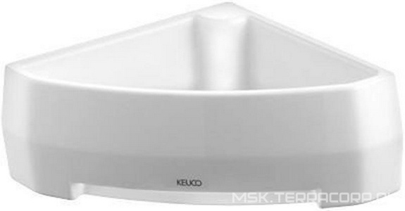 Полочка угловая из фарфора (цв. белый)  ZZ Keuco Edition 11 40058 003000