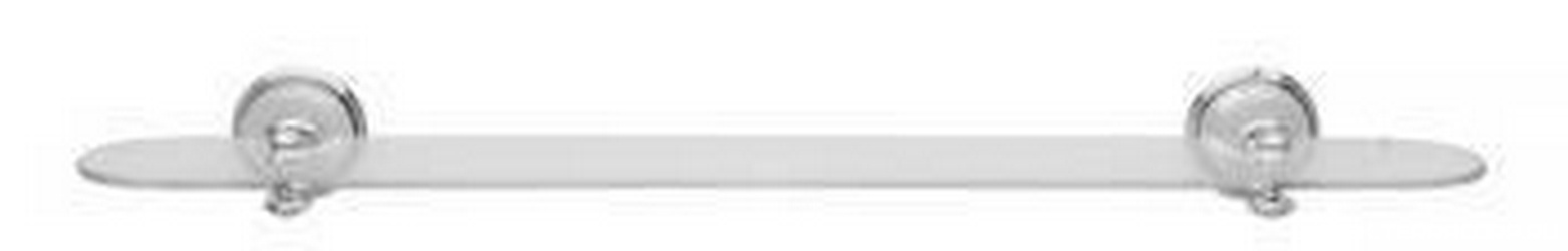 Полка настенная 70 см (цв. хром/золото/стекло), Old italy XX