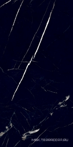 Керамогранит для пола и стены Alpas Euro Premium Marble Marquina Black High Gloss 60x120 n177836