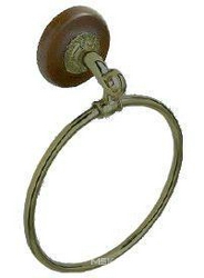 Полотенцедержатель-кольцо d22см, (держ.цв.бронза/дерево), Novecentottanta legno Z XXZ