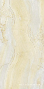 Керамогранит для пола и стены Ariostea Ultra Onici Onice Oro Lucidato (Shiny) 6 mm KL 150x300 UO6L300435