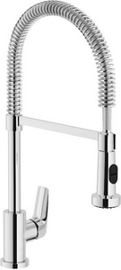 Смеситель для кухни, с выдвижным душем, 2 типа струи, (цв.хром),  ZZ Nobili New Road RD00300/3CR