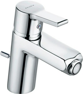 Смеситель для биде, однорычажный, с дон. клап., гибк.подвод., хром ХХ Kludi O-CEAN 384300575