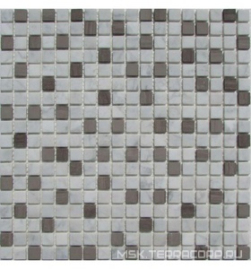 Мозаика Спектр-М Натуральный камень Мозаика из камня на сетке M20-073-15T ZZ |30.5x30.5