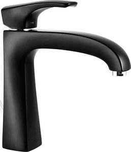 Смеситель для раковины, с д/к, (цв.черный матовый),  ZZ Paini Lady 89YO211KM