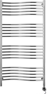 Полотенцесушитель "" 1200*600 мм, электрический, пульт управления справа, в комплекте 4 телескоп.кроншт. хром ZZ Сунержа Флюид 00-0525-1260