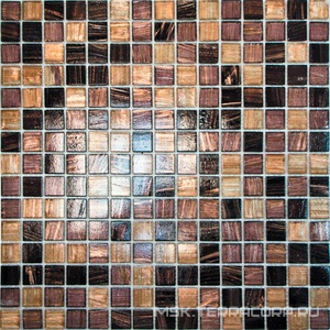 Мозаика Мозаика HK-19 (чип 2x2 мм) фиолетовый микс ZZ|32.7x32.7 Мастера Керамики Glass HK-19