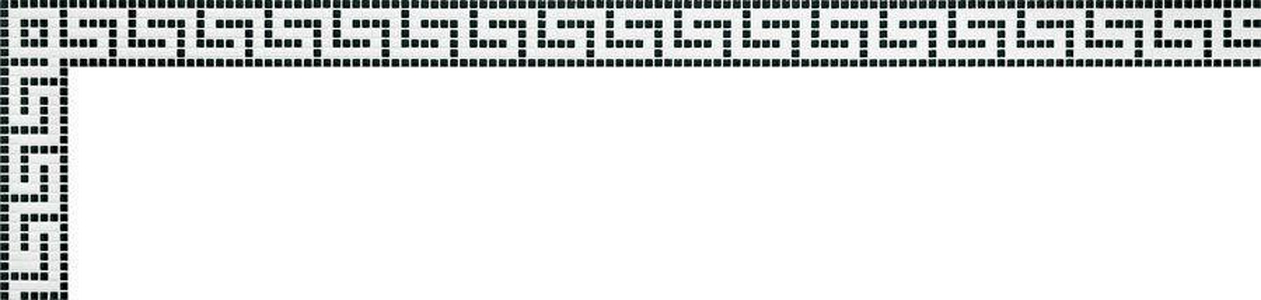 Мозаика Border Naxos  H=9 cm |1.2.x1.2 Bisazza Бордюры 77336