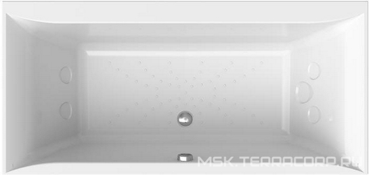 Ванна акриловая "ПАЛЕРМО", 1800х850,  каркас и слив-перелив в компл., БЕЗ панели ZZ