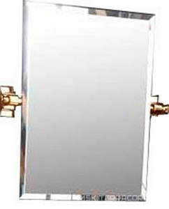 Зеркало на шарнирах с полированой фаской шириной 20 мм, 60х85см золото,  XX Karol Bania KB 326 ORO