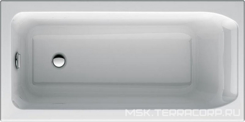 Ванна 1700х800хh450мм, прямоугольная, для встраивания (установка без панелей), без ножек арт.C895000 и слива-перелива, (акрил), Active XX