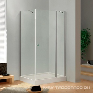 Душевой уголок 1200х1000хh1970мм, прямоугольный, "Правый", распашн. дверь, вход 600мм, (стекло прозр. 6мм, фурнит. цв.хром),  ZZ Cezares Triumph TRIUMPH-AH-1-120/100-C-Cr-R