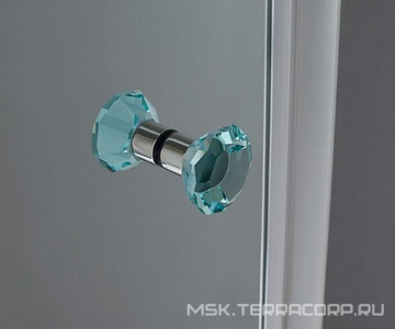 Душевой уголок 1200х1000хh1970мм, прямоугольный, "Правый", распашн. дверь, вход 600мм, (стекло прозр. 6мм, фурнит. цв.хром),  ZZ Cezares Triumph TRIUMPH-AH-1-120/100-C-Cr-R